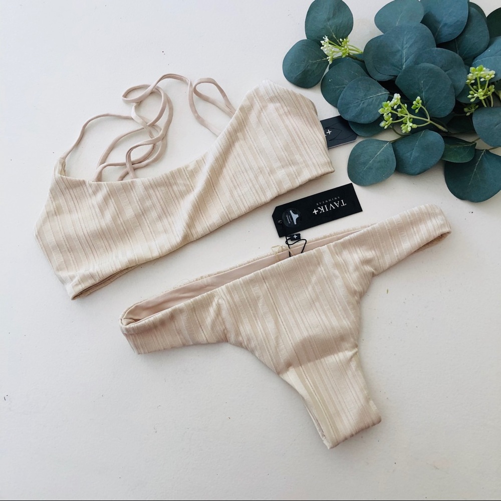 TAVIK LENI ALI Slinky Rib Bikini Set
